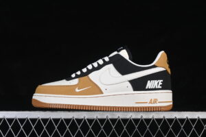 Nike Air Force 1'07 Low White Black Air Force 1 Low Top Casual Skate Shoes IH0687-700