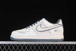 Nike Air Force 1'07 Low Cream Grey Air Force 1 Low Top Casual Skate Shoes JP8028-014