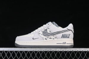 Nike Air Force 1'07 Low Cream Grey Air Force 1 Low Top Casual Skate Shoes JP8028-071