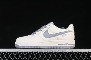 Nike Air Force 1'07 Low Cream White Grey Air Force 1 Low Top Casual Skate Shoes SM6668-121