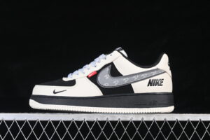 Nike Air Force 1'07 Low Cream White Black Air Force 1 Low Top Casual Skate Shoes DF0188-132