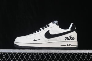 Nike Air Force 1'07 Low Cream White Black Air Force 1 Low Top Casual Skate Shoes NH0601-546