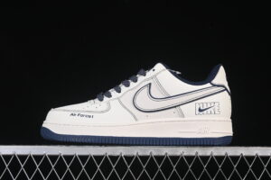 Nike Air Force 1'07 Low Cream Blue Air Force 1 Low Top Casual Skate Shoes JP8028-013