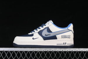 Nike Air Force 1'07 Low Cream Blue Air Force 1 Low Top Casual Skate Shoes JP8028-067
