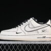 Nike Air Force 1'07 Low Cream Black Air Force 1 Low Top Casual Skate Shoes SM6668-115