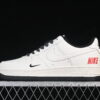 Nike Air Force 1'07 Low Cream Black Red Air Force 1 Low Top Casual Skate Shoes MM3399-813