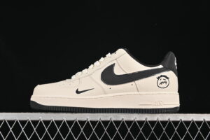 Nike Air Force 1'07 Low Cream Black Air Force 1 Low Top Casual Skate Shoes DF0188-072