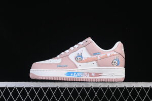 Nike Air Force 1'07 Low Pink Air Force 1 Low Top Casual Skate Shoes Graffiti KJ5188-005