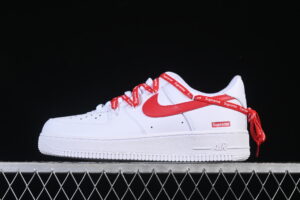 Nike Air Force 1'07 Low Red Air Force 1 Low Top Casual Skate Shoes UP9225-101