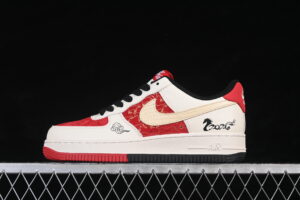 Nike Air Force 1'07 Low Red White Air Force 1 Low Top Casual Skate Shoes JP2026-156