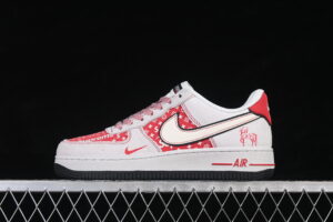 Nike Air Force 1'07 Low Red White Air Force 1 Low Top Casual Skate Shoes JP2026-131