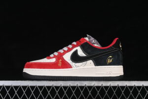 Nike Air Force 1'07 Low Red Black Air Force 1 Low Top Casual Skate Shoes FC1688-264