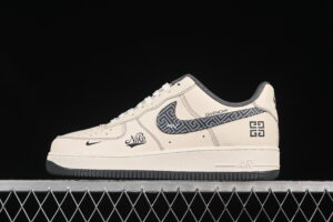 Nike Air Force 1'07 Low Collaboration Cream Grey Air Force 1 Low Top Casual Skate Shoes DF0188-057