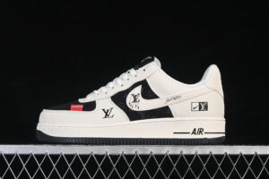 Nike Air Force 1'07 Low Classic Black Air Force 1 Low Top Casual Skate Shoes DF0188-137