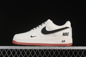 Nike Air Force 1'07 Low Nike Collaboration Cream Black Air Force 1 Low Top Casual Sports Skate Shoes CS5288-021