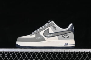 Nike Air Force 1'07 Low Collaboration Cream Grey Black Air Force 1 Low Top Casual Skate Shoes DF0188-110