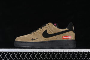 Nike Air Force 1'07 Low Collaboration Black Air Force 1 Low Top Casual Skate Shoes DV5477-201