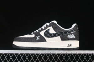 Nike Air Force 1'07 Low Collaboration Black Air Force 1 Low Top Casual Skate Shoes DX1888-097