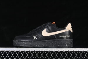 Nike Air Force 1'07 Low Collaboration Black Air Force 1 Low Top Casual Skate Shoes NH0601-586