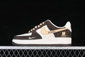 Nike Air Force 1'07 Low Collaboration Brown White Air Force 1 Low Top Casual Skate Shoes KD1688-001