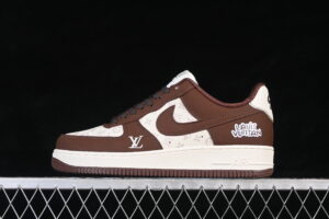 Nike Air Force 1'07 Low Collaboration Brown Air Force 1 Low Top Casual Skate Shoes DF0188-127