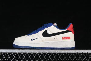 Nike Air Force 1'07 Low Collaboration White Blue Black Air Force 1 Low Top Casual Skate Shoes CZ2959-100