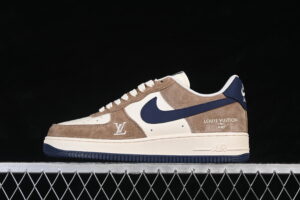 Nike Air Force 1'07 Low Collaboration Cream Brown Blue Air Force 1 Low Top Casual Skate Shoes NH0601-589