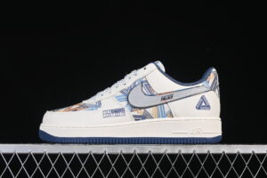 Nike Air Force 1'07 Low Collaboration Cream White Air Force 1 Low Top Casual Skate Shoes XL1979-122