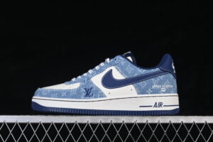 Nike Air Force 1'07 Low Collaboration Classic Blue Air Force 1 Low Top Casual Skate Shoes NH0601-578