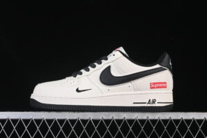 Nike Air Force 1'07 Low Collaboration Classic Black Star Pattern Air Force 1 Low Top Casual Skate Shoes Glitter JP8028-059