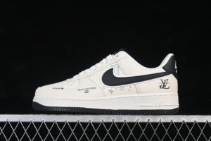 Nike Air Force 1'07 Low Collaboration Cream Black Air Force 1 Low Top Casual Skate Shoes LD1999-001