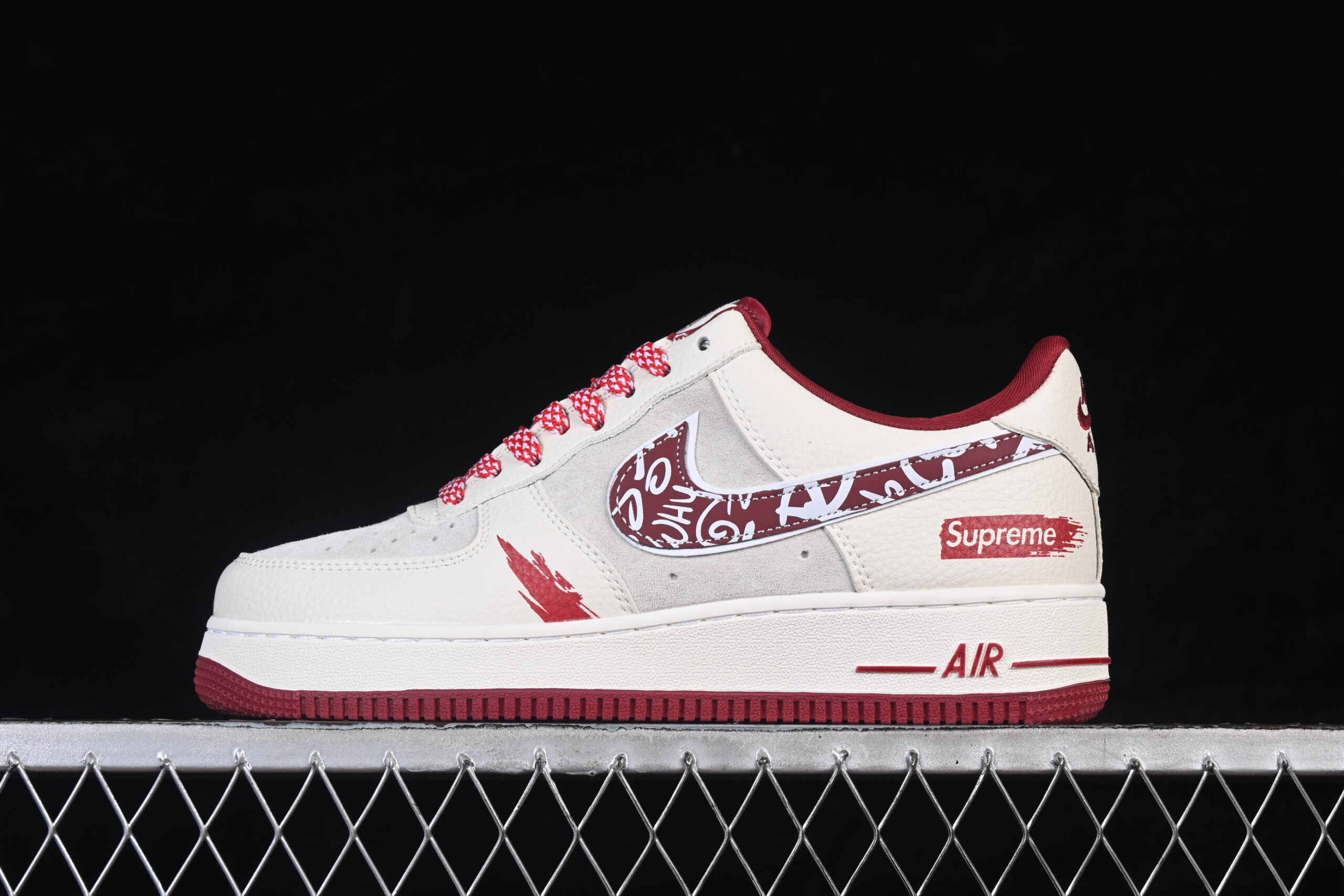 Nike Air Force 1'07 Low Collaboration Air Force 1 Low Top Casual Skate Shoes SY1388-019
