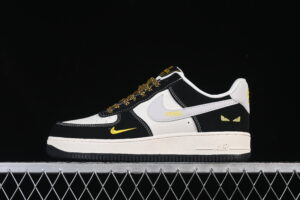 Nike Air Force 1'07 Low Collaboration Black Air Force 1 Low Top Casual Skate Shoes DX1888-099