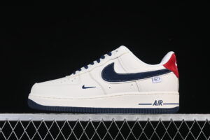 Nike Air Force 1'07 Low Blue Red Cream White Blue Red Air Force 1 Low Top Casual Skate Shoes DD1982-326
