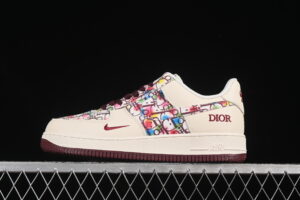 Nike Air Force 1'07 Low Collaboration Air Force 1 Low Top Casual Skate Shoes DF0188-063