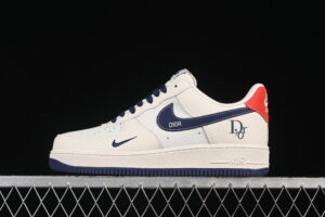 Nike Air Force 1'07 Low Collaboration Blue Red Air Force 1 Low Top Casual Skate Shoes KK1988-067