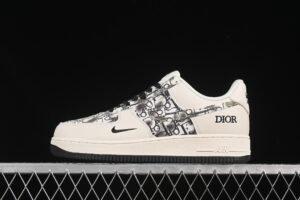 Nike Air Force 1'07 Low Collaboration Grey Air Force 1 Low Top Casual Skate Shoes DF0188-064