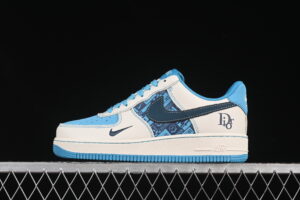 Nike Air Force 1'07 Low Collaboration Blue Air Force 1 Low Top Casual Skate Shoes KK1988-088