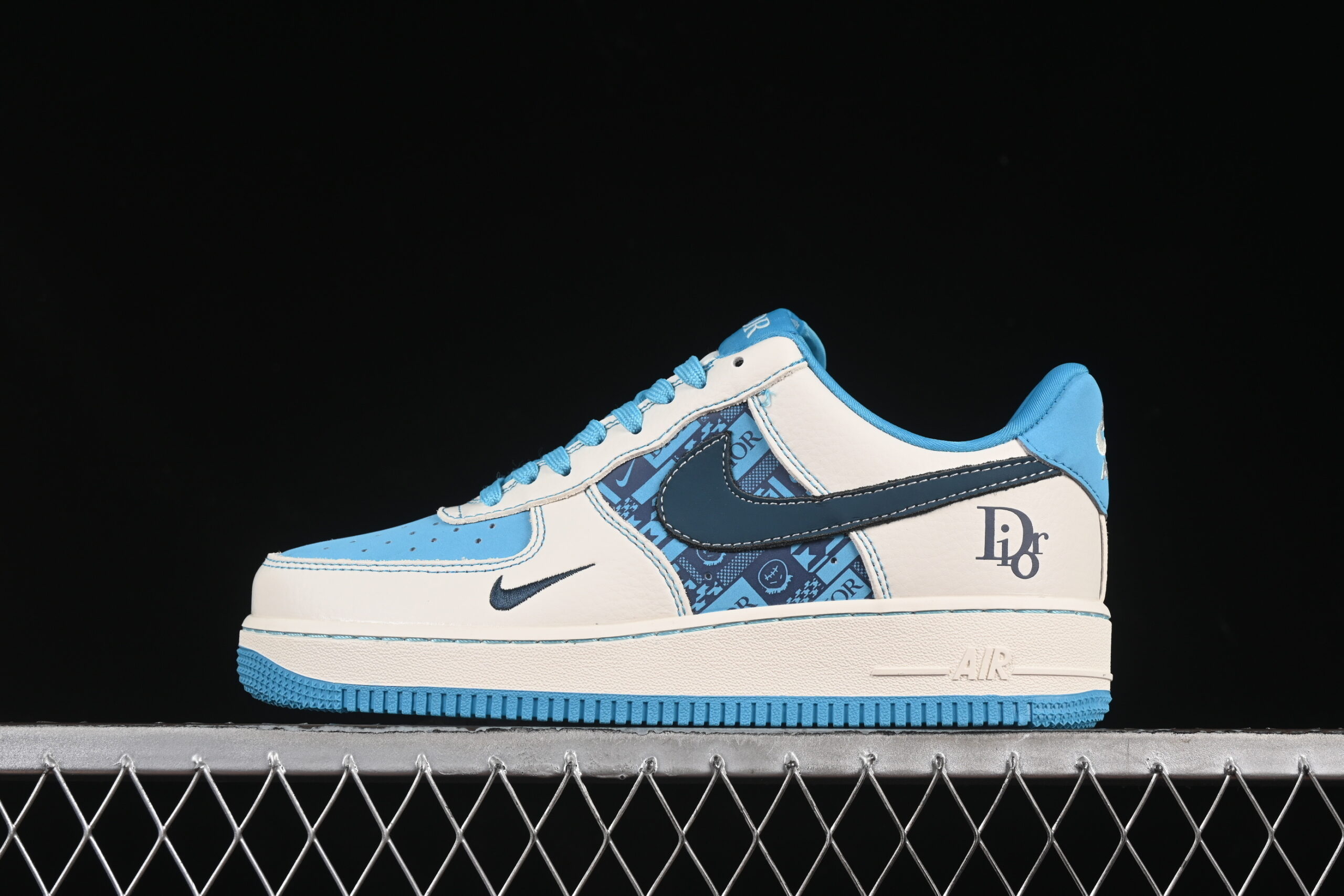 Nike Air Force 1'07 Low Collaboration Blue Air Force 1 Low Top Casual Skate Shoes KK1988-088