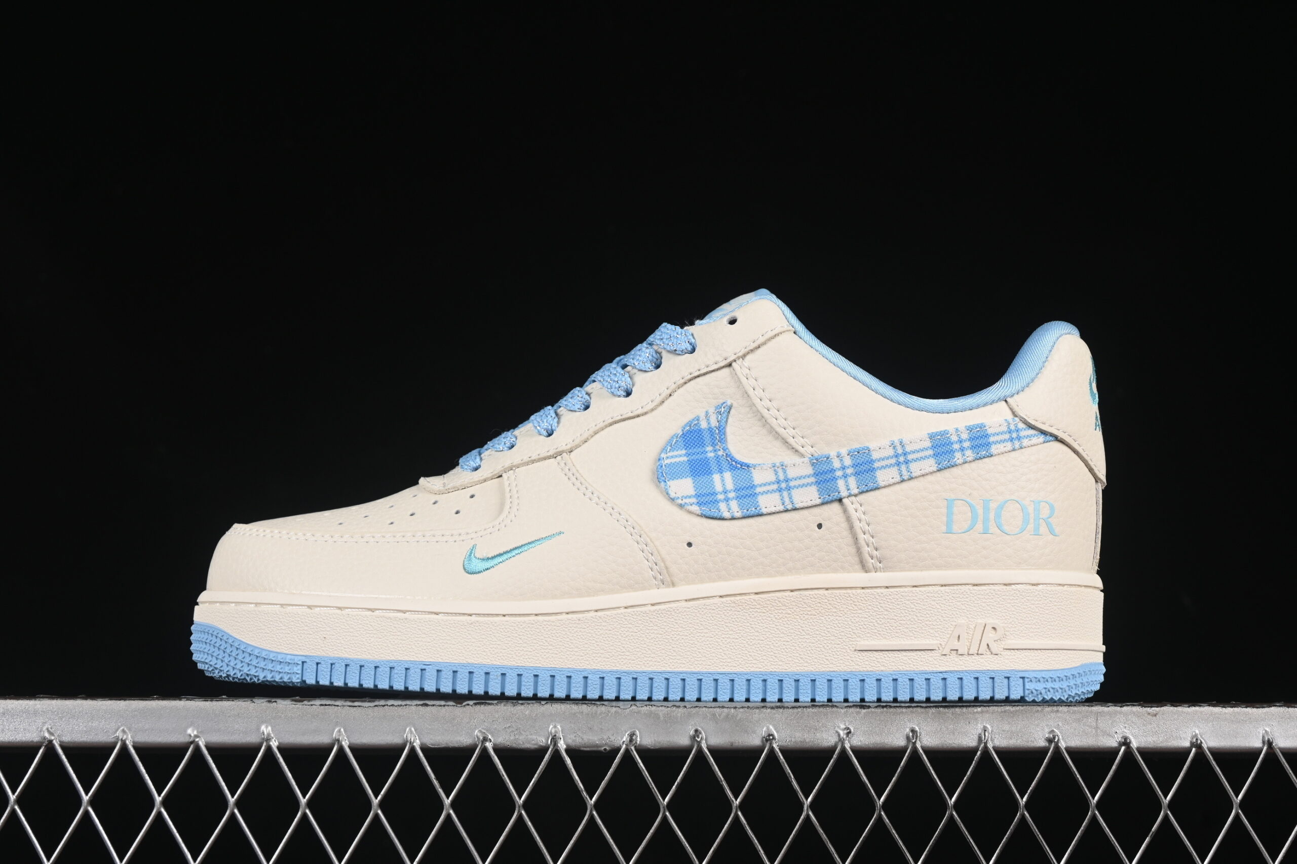 Nike Air Force 1'07 Low Collaboration Cream Blue Air Force 1 Low Top Casual Skate Shoes KK1988-072