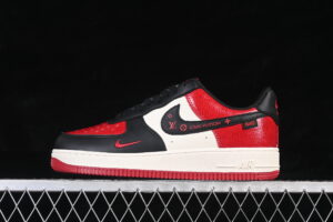 Nike Air Force 1'07 Low Limited Collaboration Red Black Air Force 1 Low Top Casual Skate Shoes KD1688-007