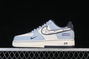 Nike Air Force 1'07 Low Blue Air Force 1 Low Top Casual Skate Shoes DD1928-308