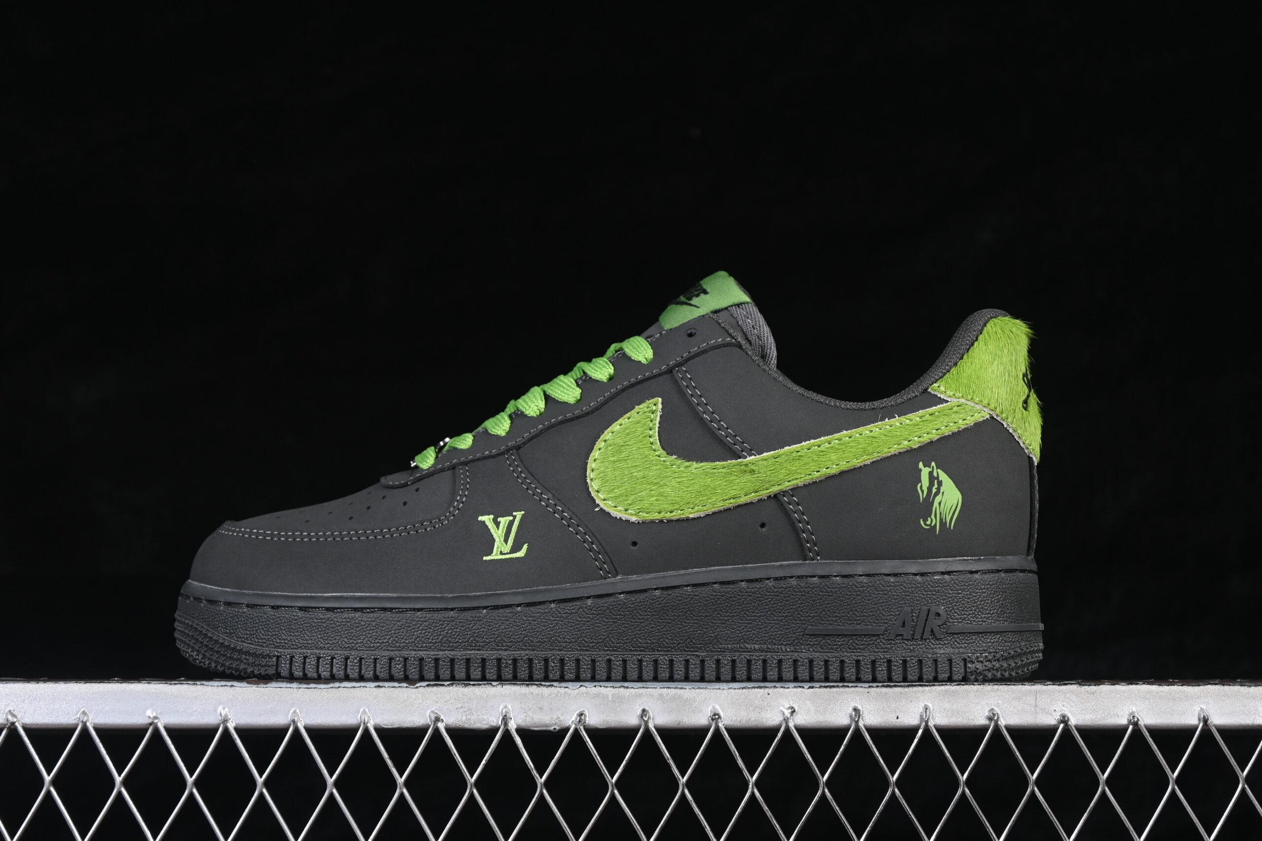 Nike Air Force 1'07 Low Collaboration Grey Green Air Force 1 Low Top Casual Skate Shoes Year of the Horse XY9025-001