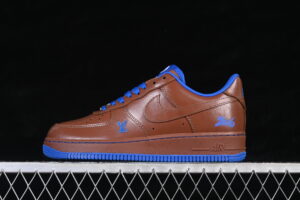 Nike Air Force 1'07 Low Collaboration Brown Blue Air Force 1 Low Top Casual Skate Shoes Year of the Horse XY9025-007