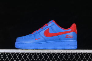 Nike Air Force 1'07 Low Collaboration Blue Red Air Force 1 Low Top Casual Skate Shoes Year of the Horse DF0188-128