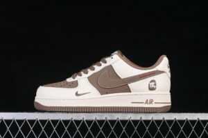 Nike Air Force 1'07 Low Limited White Brown Air Force 1 Low Top Casual Skate Shoes Year of the Horse XD0028-017