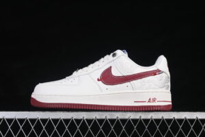 Nike Air Force 1'07 Low Limited White Red Air Force 1 Low Top Casual Skate Shoes Year of the Horse DD1982-348