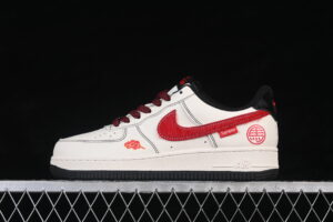 Nike Air Force 1'07 Low Limited White Red Air Force 1 Low Top Casual Skate Shoes Year of the Horse QW5288-126
