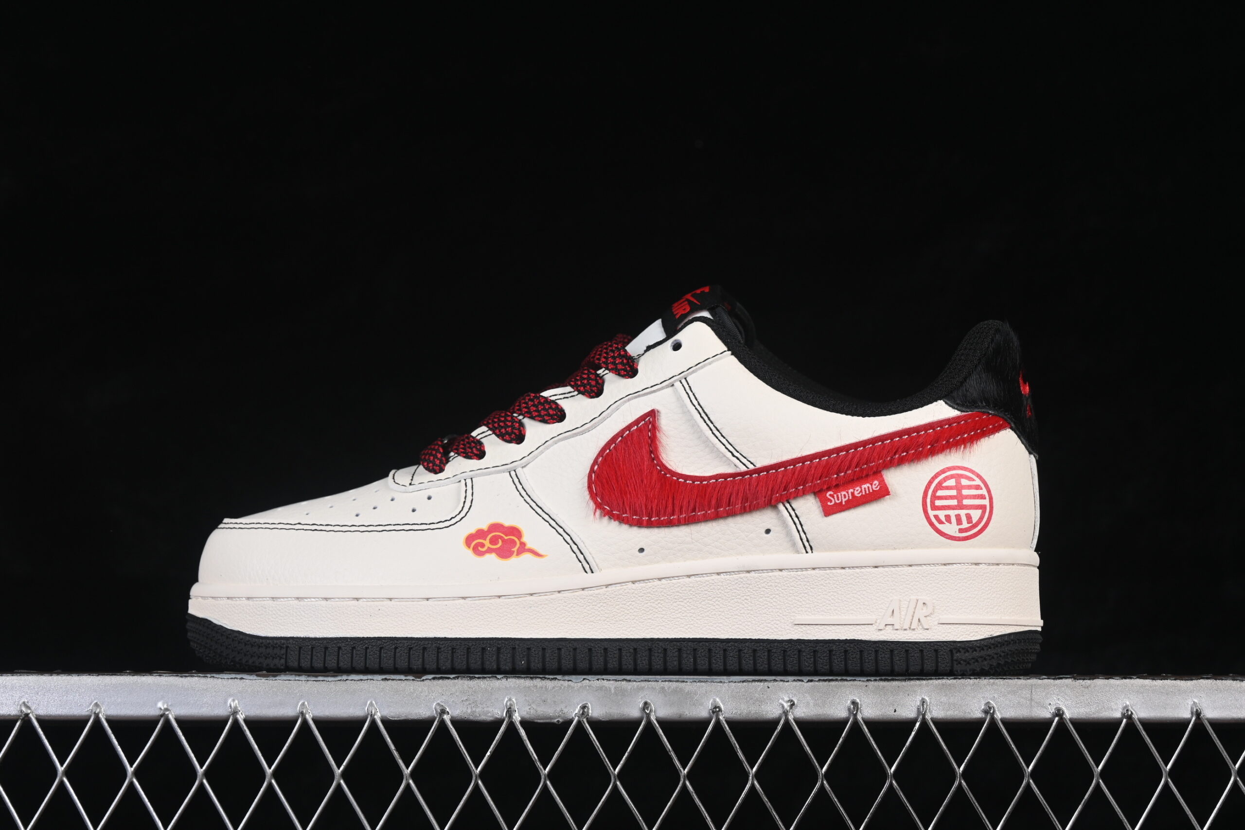 Nike Air Force 1'07 Low Limited White Red Air Force 1 Low Top Casual Skate Shoes Year of the Horse QW5288-126