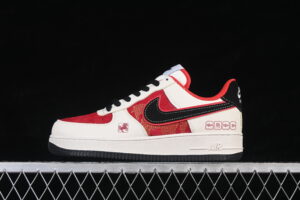 Nike Air Force 1'07 Low Limited White Black Red Air Force 1 Low Top Casual Skate Shoes Year of the Horse DN1688-822